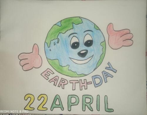 EARTH DAY POSTER MAKING.