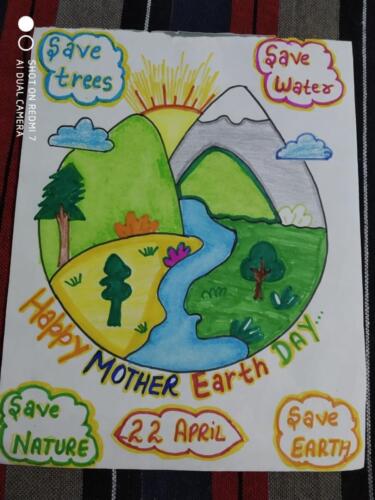 EARTH DAY POSTER MAKING